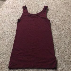 Maroon a new day tank top
